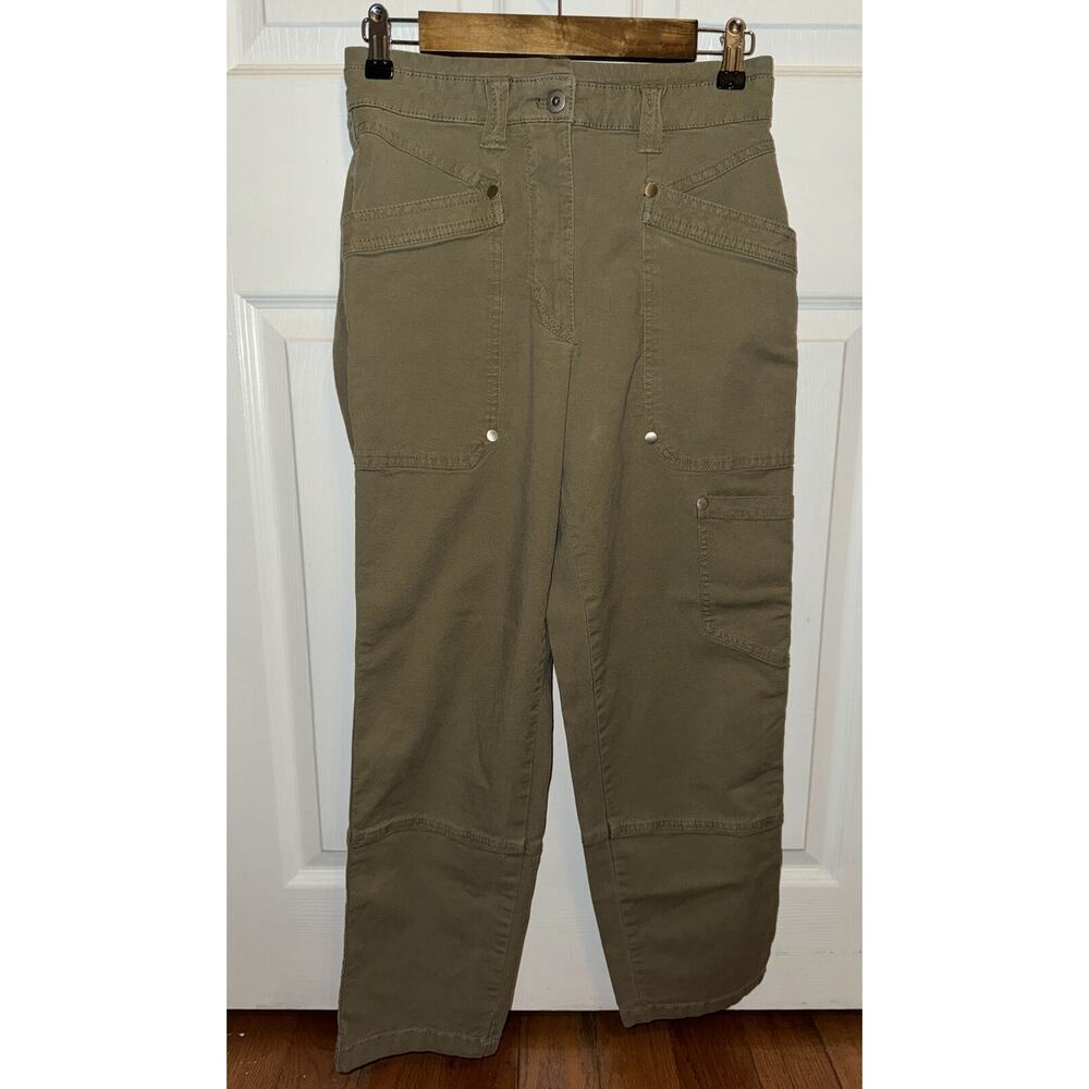 Maeve Anthropologie Turner Utility Cargo Pants Green 27